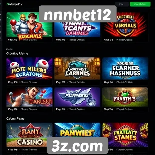 Estudo sobre a diversidade de jogos no nnnbet12